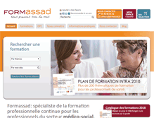 Tablet Screenshot of formassad.fr